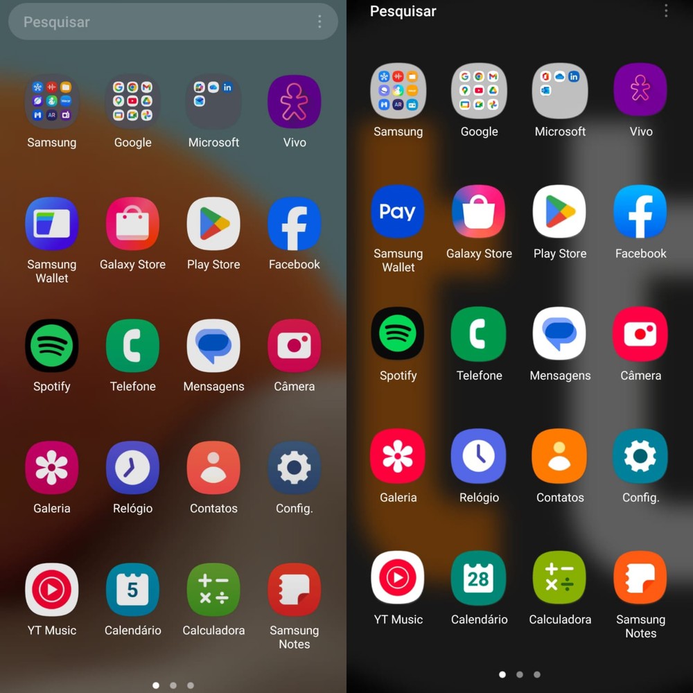 One UI glass icon pack e mais apps para mudar os ícones do Android