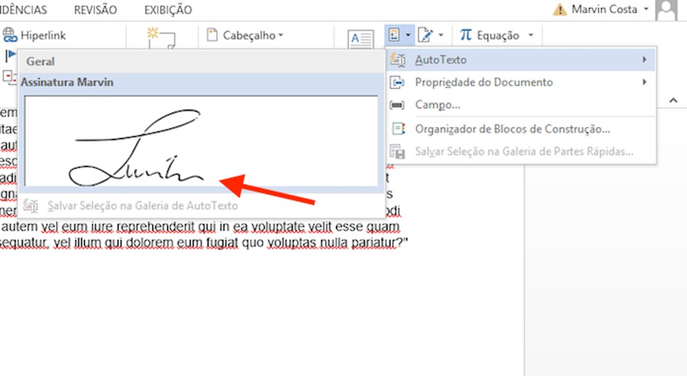 Como fazer assinatura digital no Word