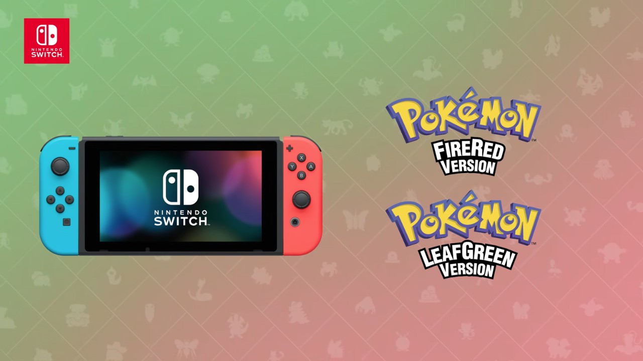 Pokémon FireRed e LeafGreen chegam semana que vem para o Nintendo Switch