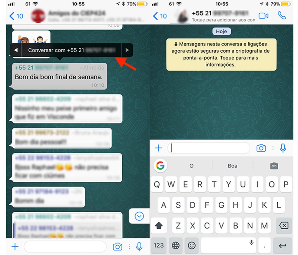 WhatsApp Como Iniciar Conversa Privada Com Membro De Um Grupo