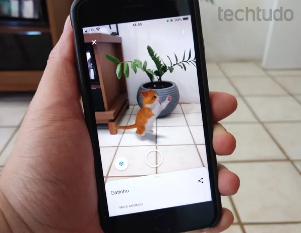 Para passar o tempo: veja animais em 3D na sua casa com recurso do