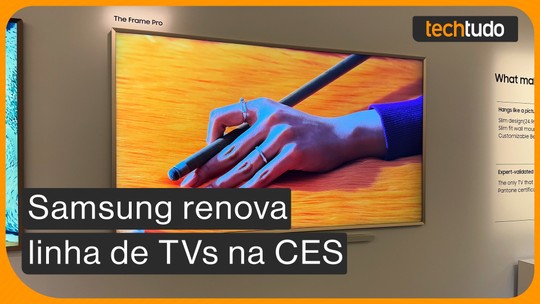 Samsung renova linha de TVs e aprimora recursos de IA na CES 2025