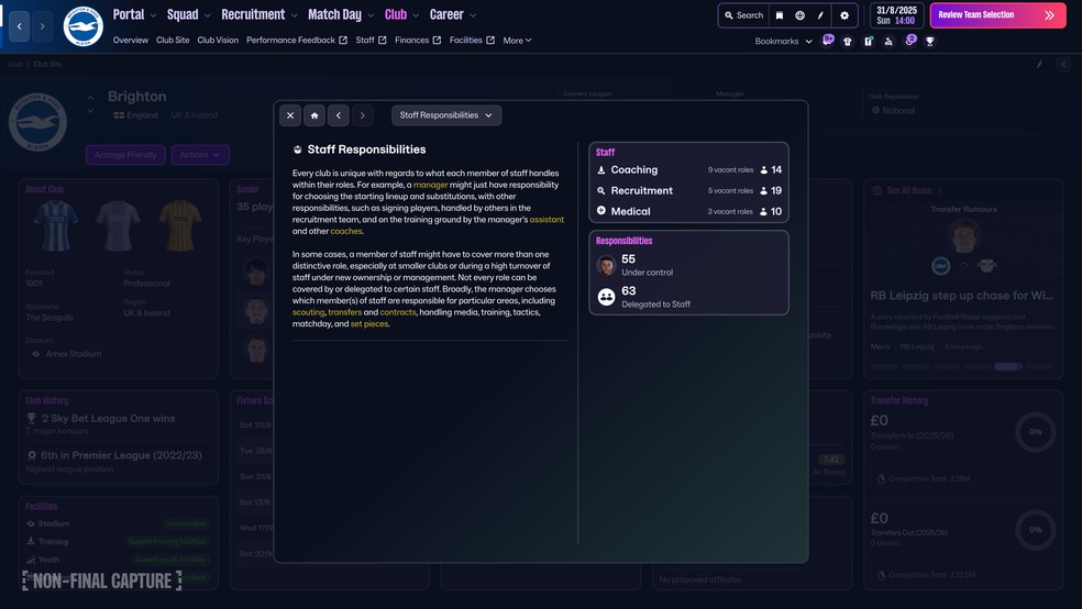  Divulgação/Sports Interactive