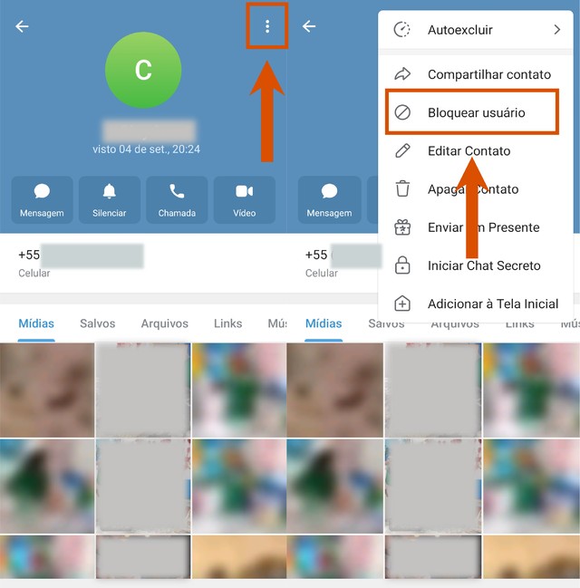 Como bloquear ou desbloquear um contato no Telegram? Veja tutorial