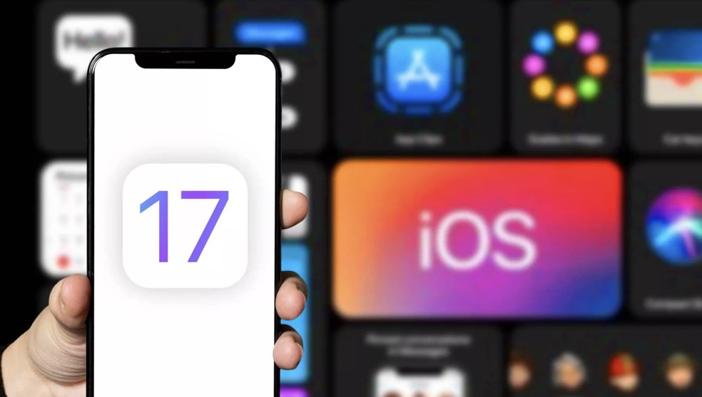 O iPhone 15 Pro é equipado com o iOS 17, novo sistema operacional da Apple — Foto:  Divulgação/Shutterstock