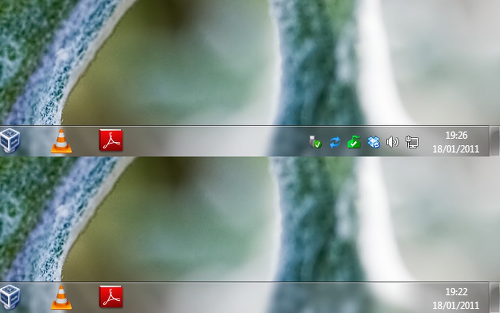 Como desativar a bandeja do sistema no Windows