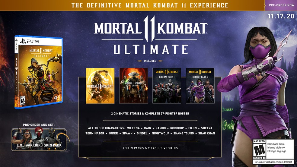 Mortal Kombat para celular inclui ninja Rain em comemoração aos 6