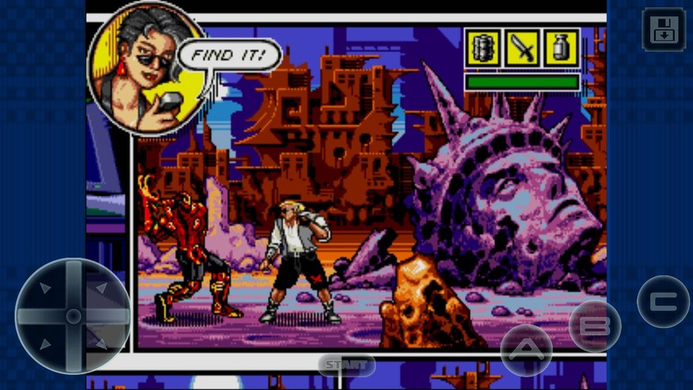 Comix Zone imitava histórias em quadrinhos — Foto: Divulgação/Sega