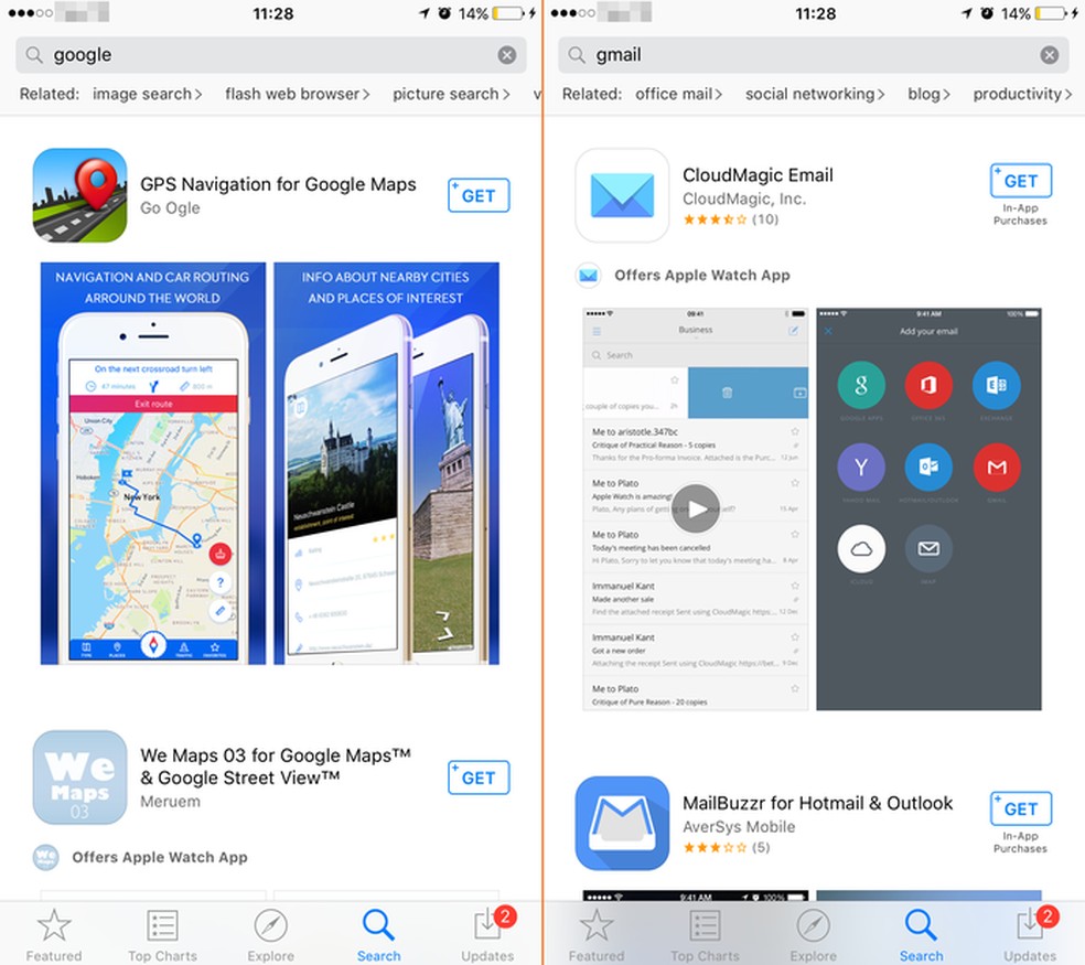 App Store tem pane e aplicativos do Google para iPhone desaparecem