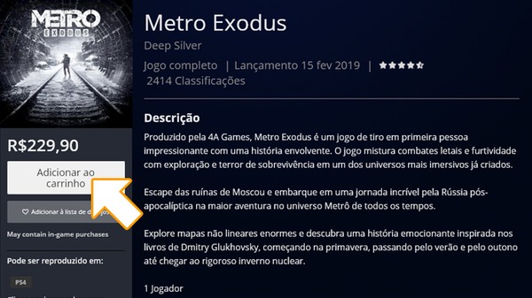 Com Metro Exodus, número de jogos que deixarão o PS Plus em fevereiro  aumenta; veja lista