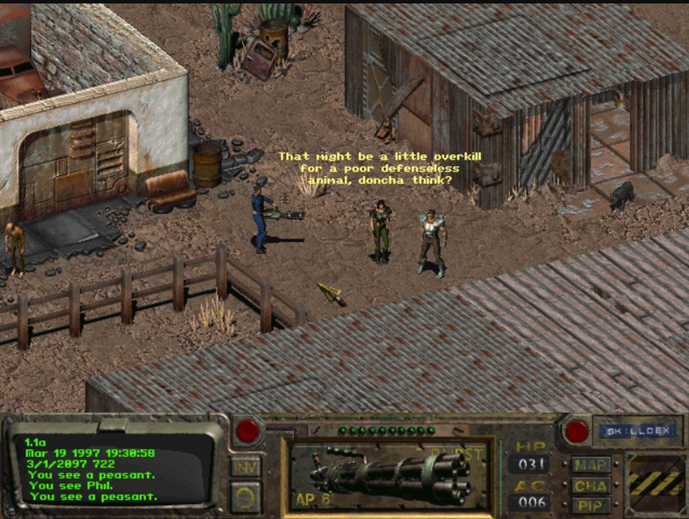 Fallout 1 foi sucesso no fim dos anos 90 — Foto: Reprodução/Steam