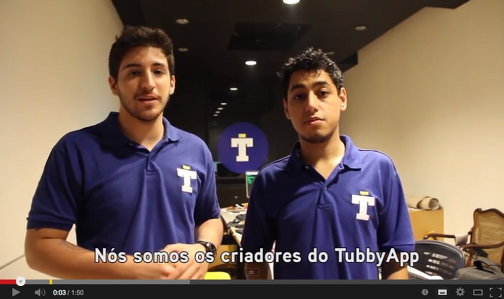Guilherme Salles e Rafael Fidelis, criadores da campanha por trás do falso TubbyApp (Foto: Reprodução) — Foto: TechTudo