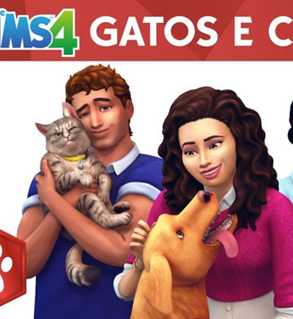 Jogo PS4 The Sims 4 Cães e Gatos