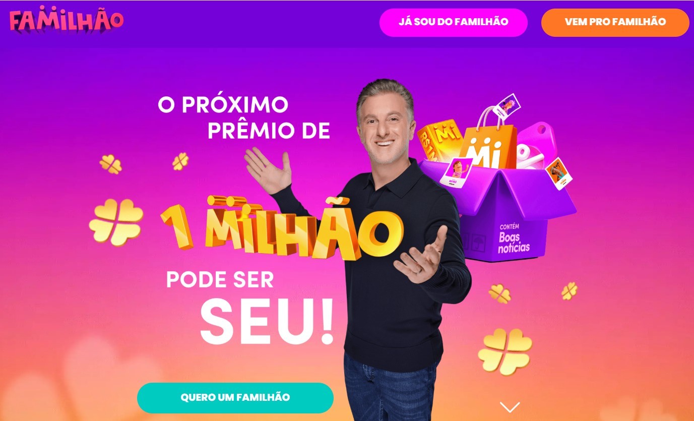 Como funciona o Familhão, a plataforma de benefícios de Luciano Huck
