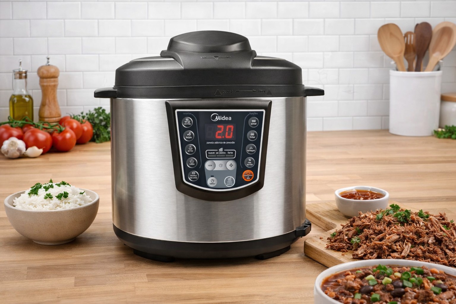 Essa panela elétrica tem nota máxima em 750 avaliações na Shopee