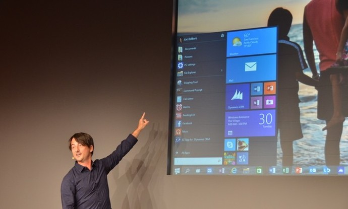 Joe Belfiore mostra novo Menu Iniciar do Windows 10