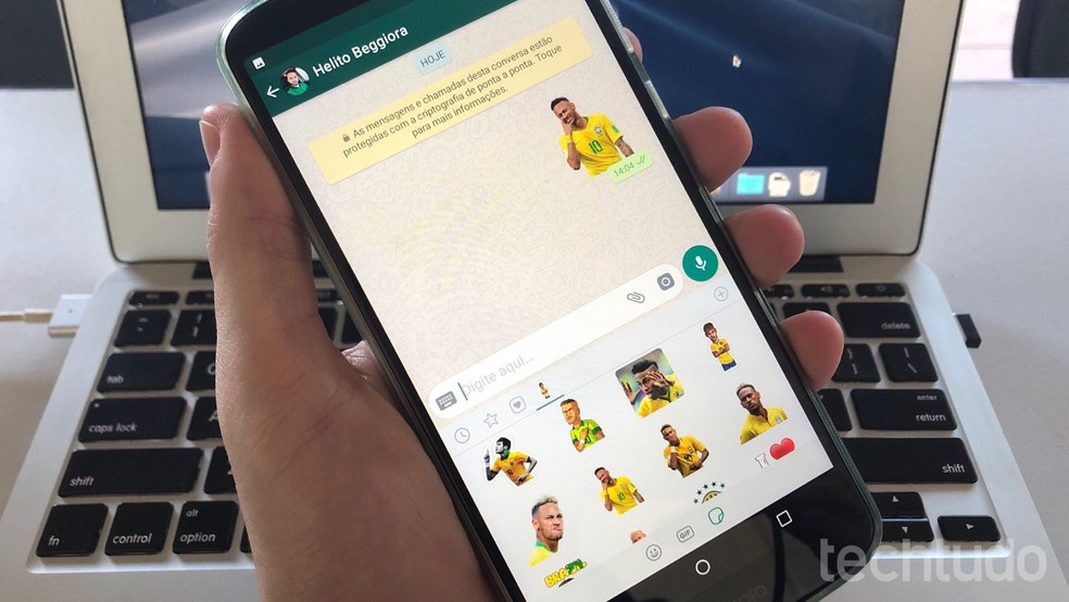 Figurinhas do Neymar no WhatsApp: saiba como usar stickers na conversa