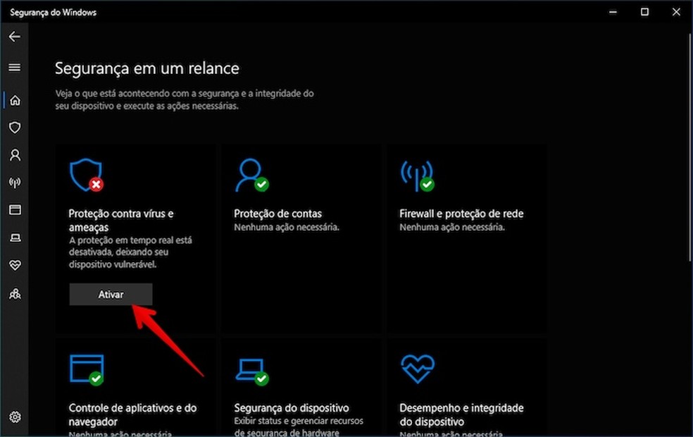 Como Ativar O Windows Defender 7582