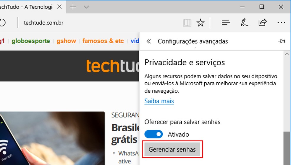Como Visualizar E Gerenciar Senhas Salvas No Microsoft Edge