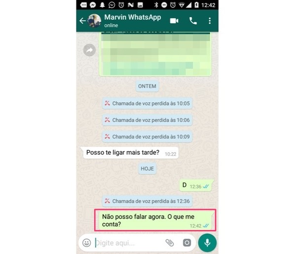 Como usar respostas automáticas para ligações no WhatsApp