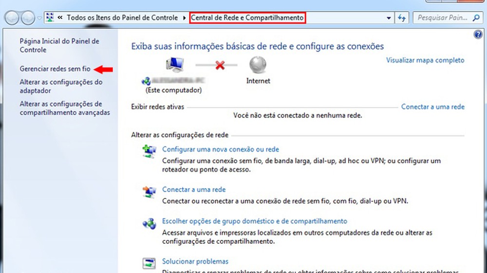 Como ligar o Wi-Fi de notebook com Windows 7