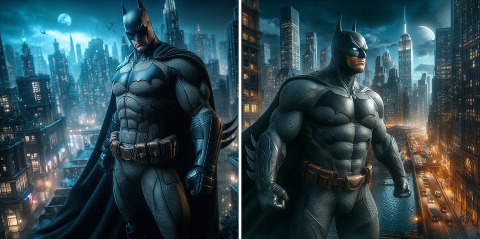 Batman recriado com a ferramenta Copilot — Foto: Reprodução/Copilot