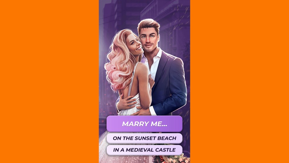 Em Love Story, você encontra desde romances clássicos até paixões selvagens — Foto: Reprodução/Google Play Store