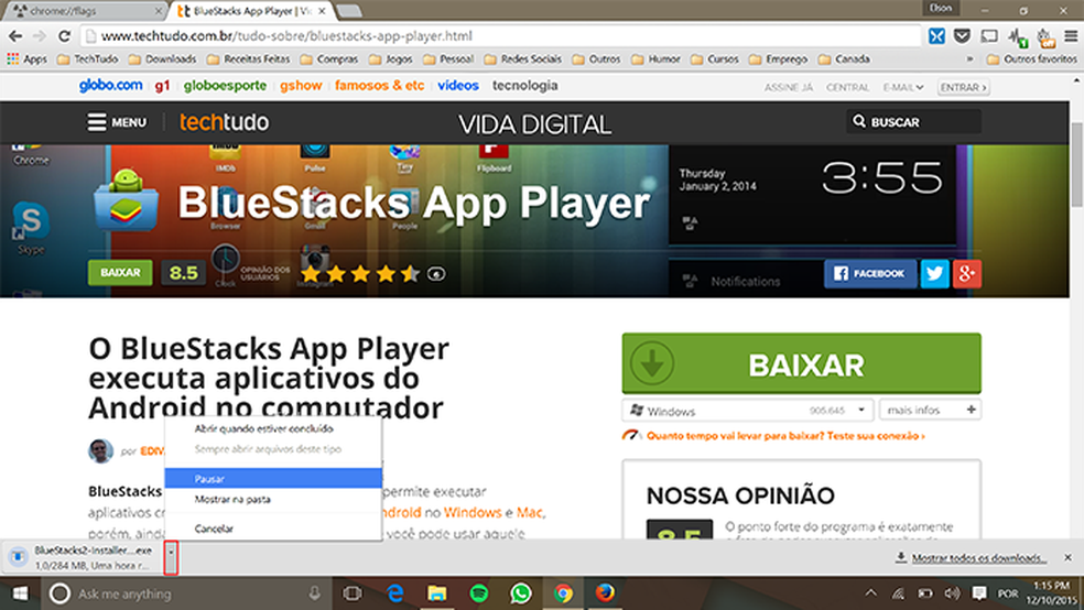 Como baixar sites para acessar offline no Google Chrome para Android