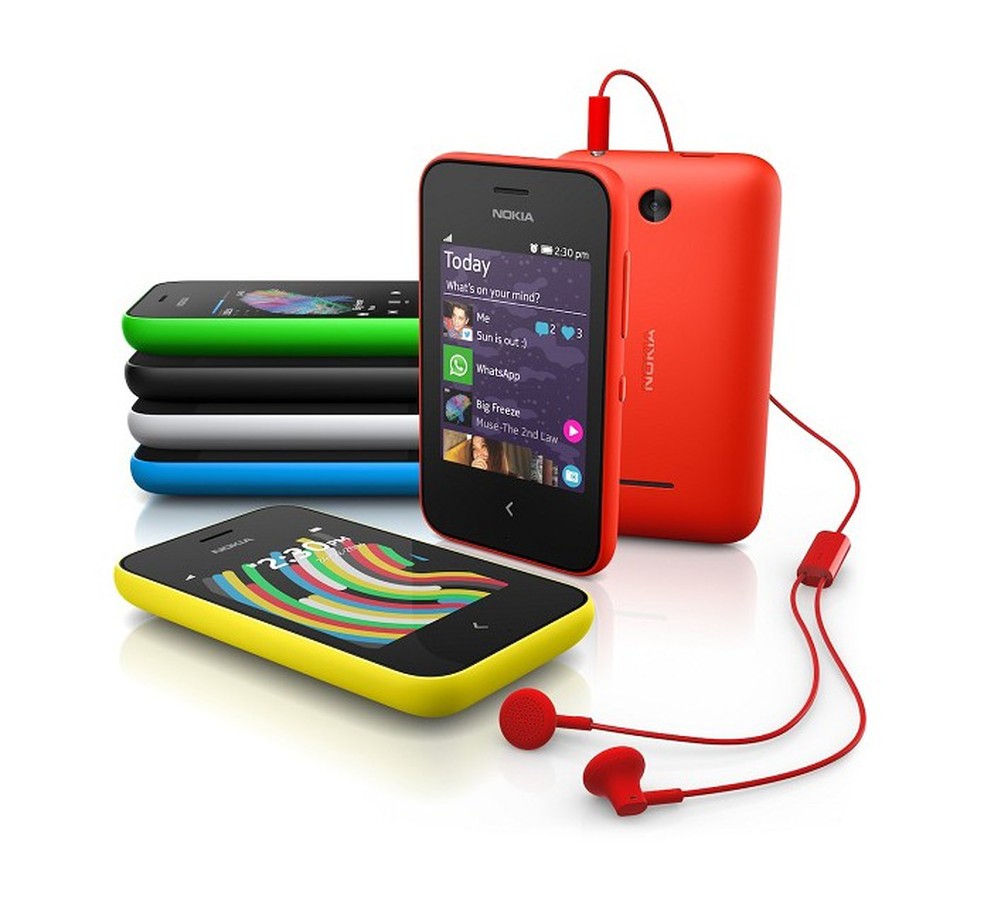 Modelo possui tela touchscreen e será vendido em diversas cores (Foto: Divugalção/Nokia) — Foto: TechTudo