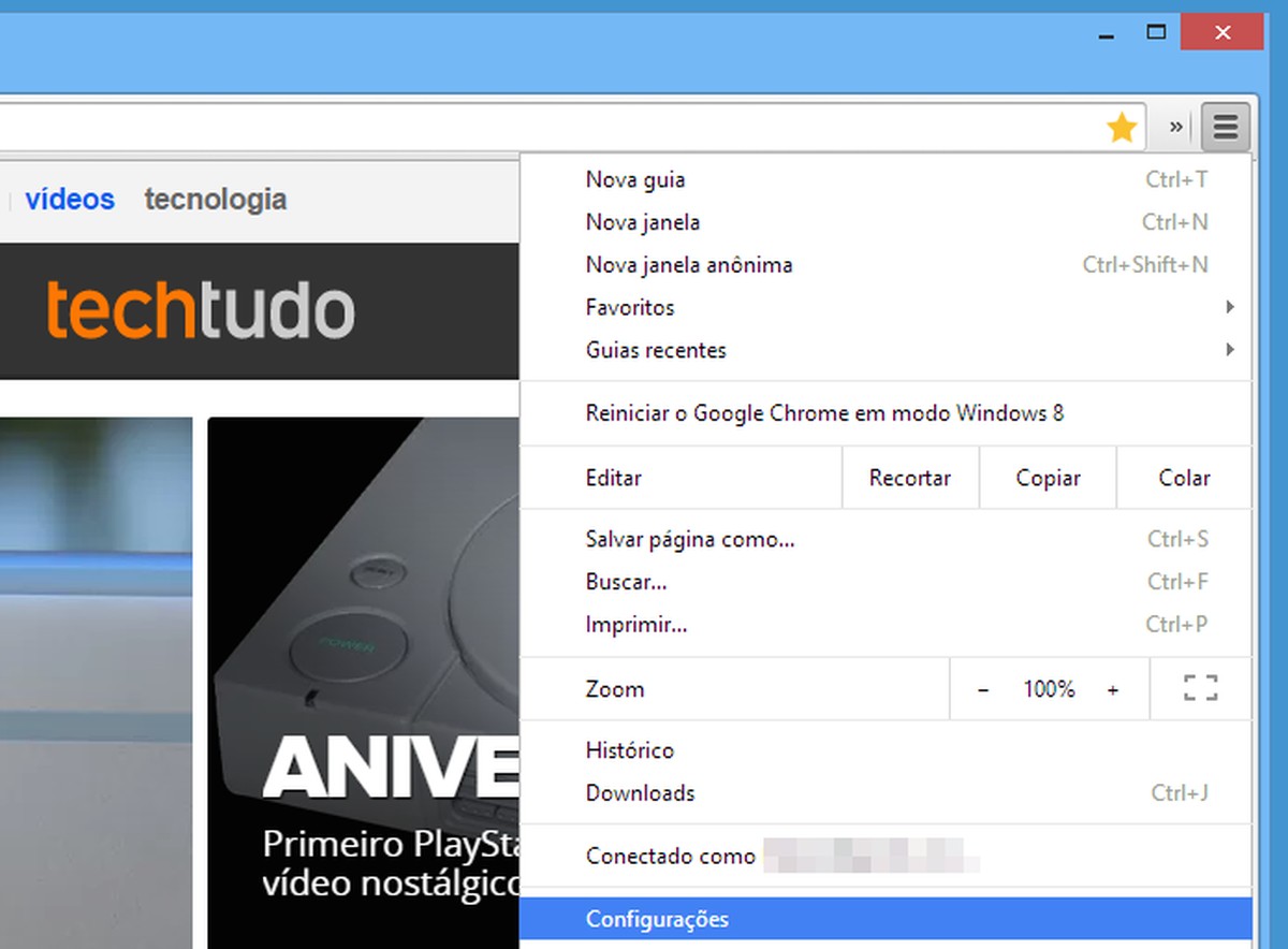 Como colocar o Google Chrome como navegador padrão
