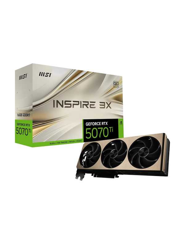 MSI RTX 5070 Ti Inspire 3x