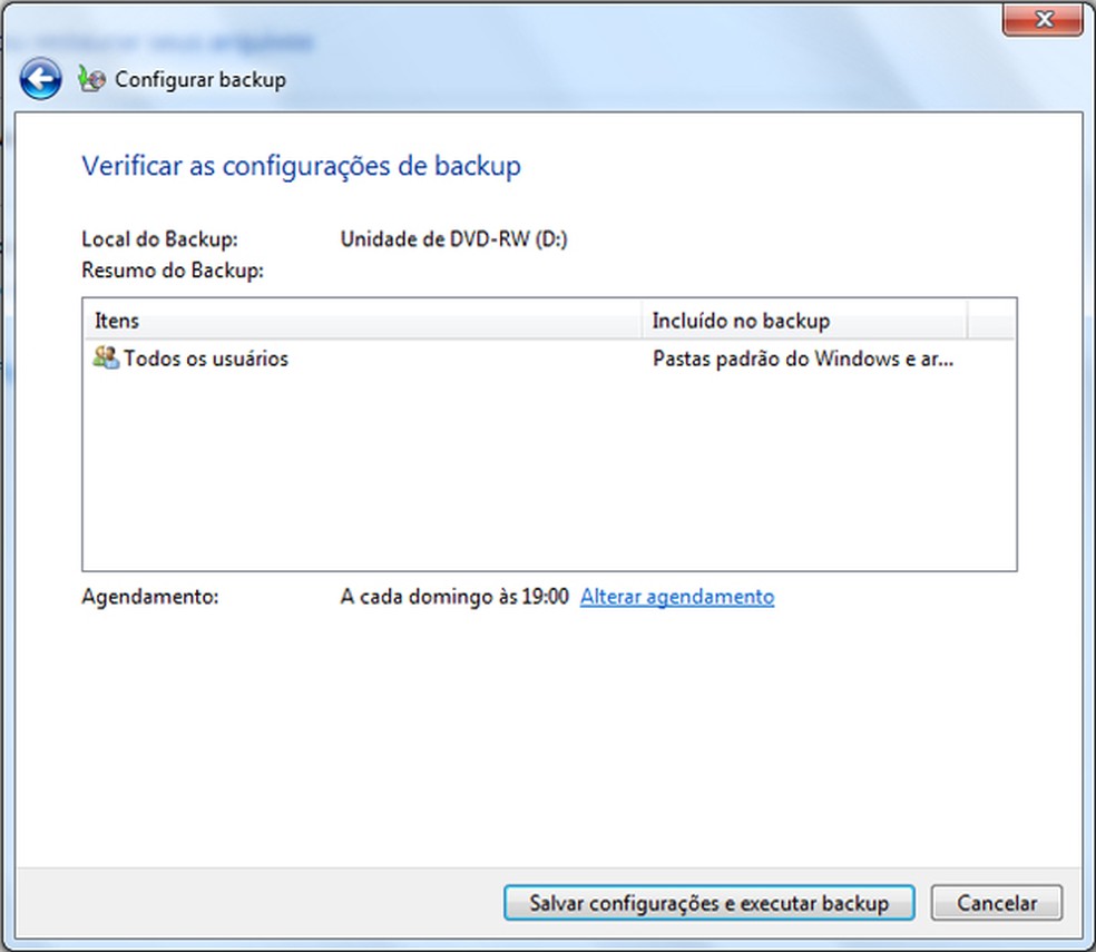 Como fazer backup no Windows 7