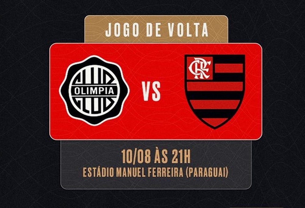 Flamengo x Olimpia ao vivo: onde assistir ao jogo da Libertadores online