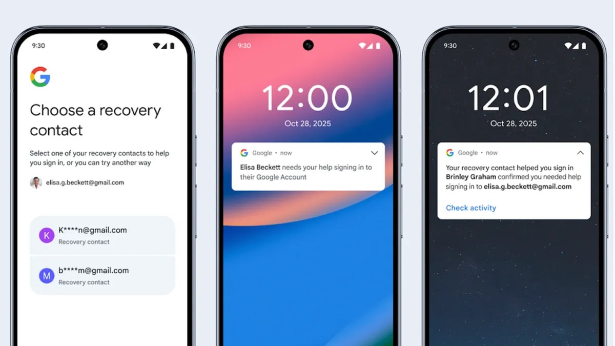 Perdeu o celular ou senha? Google agora deixa amigos recuperarem sua conta