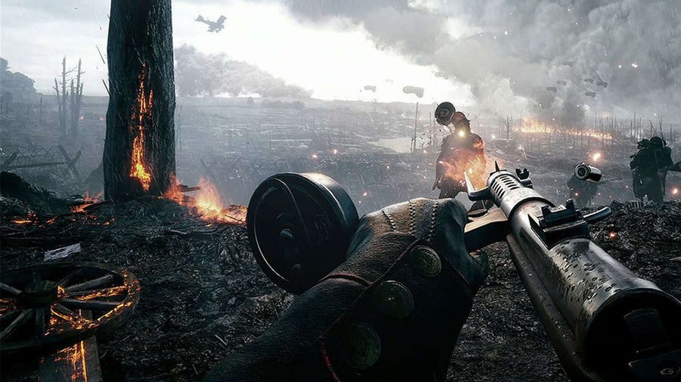Testes e benchmarks mostram ampla vantagem da RTX 2080 Ti em games como Battlefield 1 — Foto: Divulgação/EA