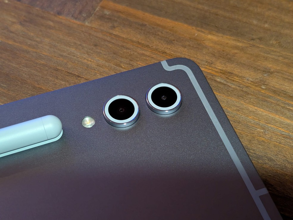 Câmeras do Galaxy Tab S10 Ultra — Foto: Reprodução/MereMobil.dk