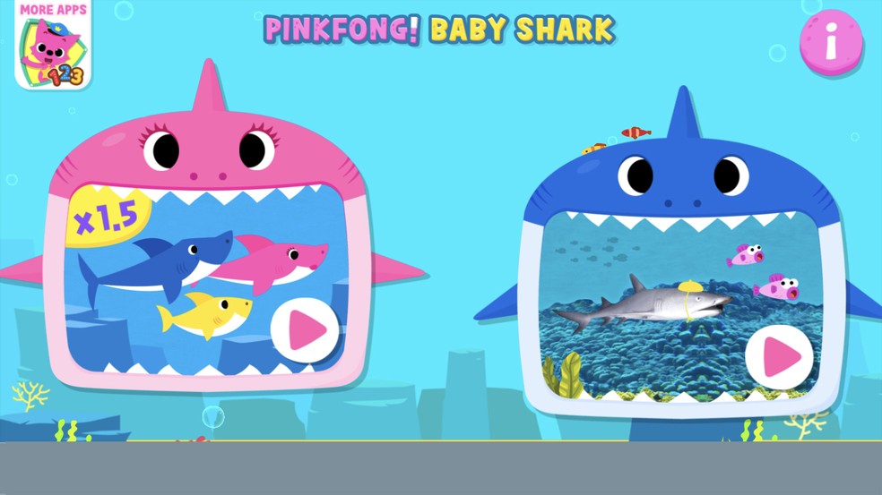 Pinkfong Bebê Tubarão: Jogos – Apps no Google Play