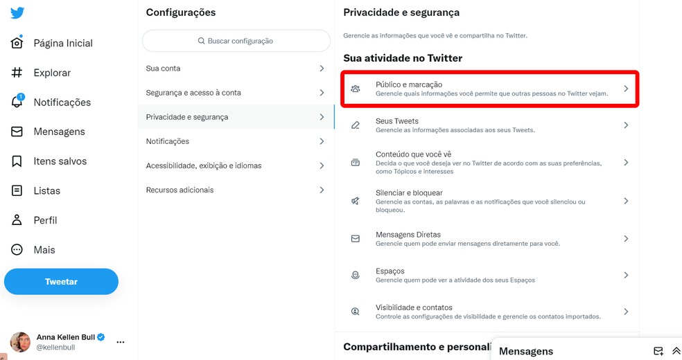 Como privar o Twitter? Veja como trancar e deixar sua conta privada