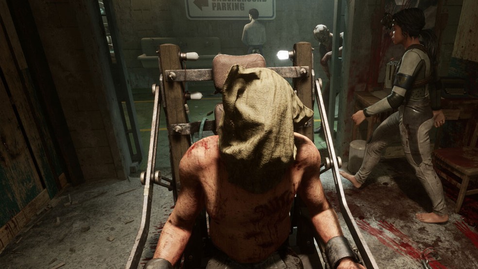 The Outlast Trials traz desafios perturbadores para realizar em equipe enquanto tenta conquistar sua liberdade — Foto: Reprodução/Steam