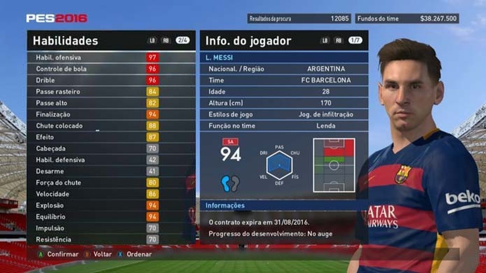 Messi pes 16 online