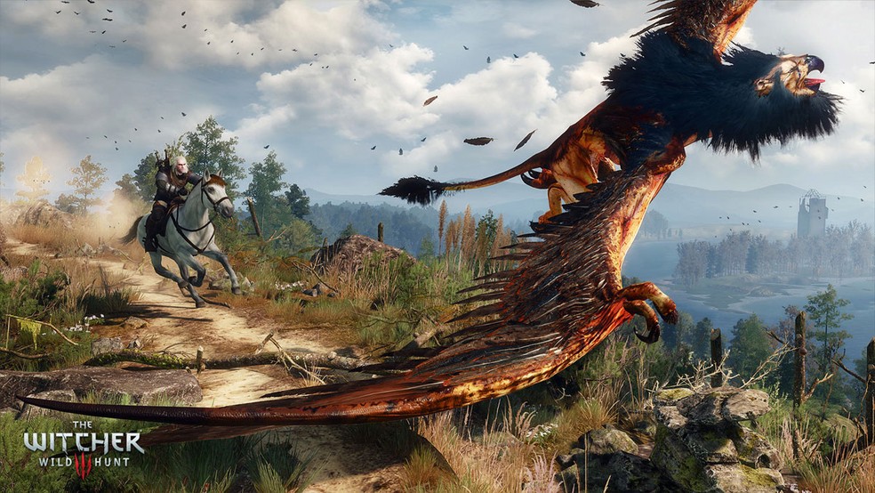 As aventuras do bruxo Geralt em The Witcher 3: Wild Hunt foram escolhidas como as melhores do The Game Awards 2015 — Foto: Divulgação/CD Projekt Red