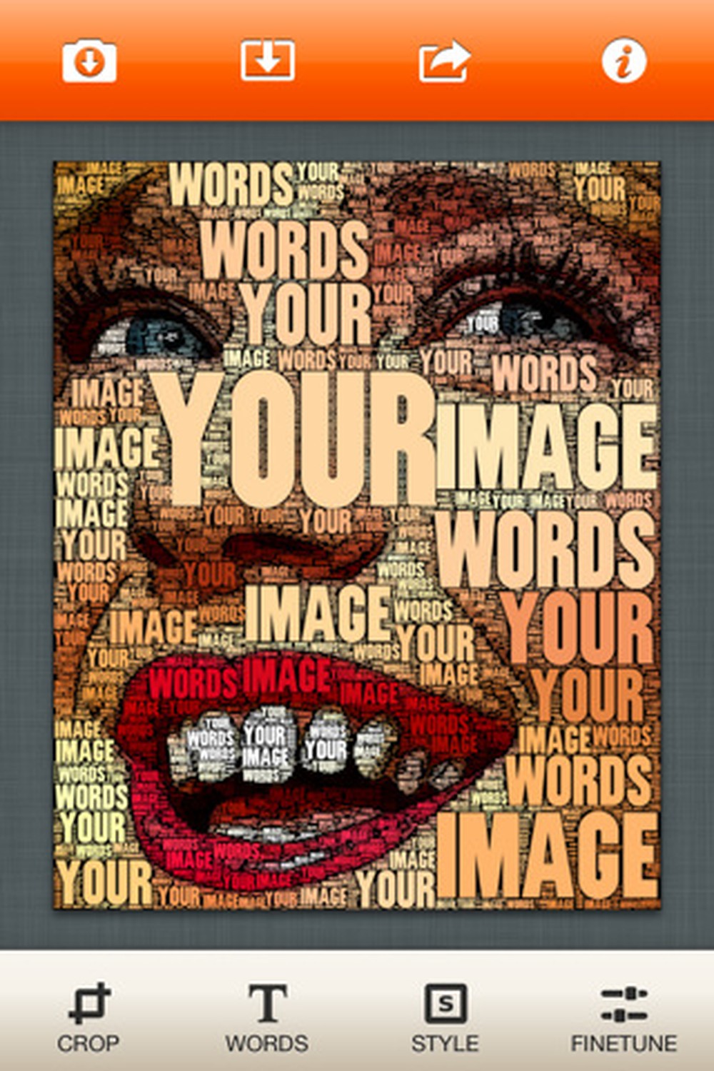 Wordfoto: crie belas fotos com suas palavras preferidas