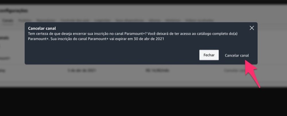Como cancelar Paramount+