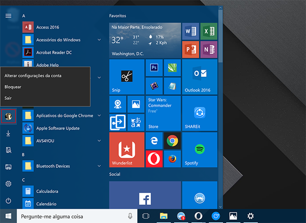 Sete dicas do novo Menu Iniciar do Windows 10 com Anniversary Update