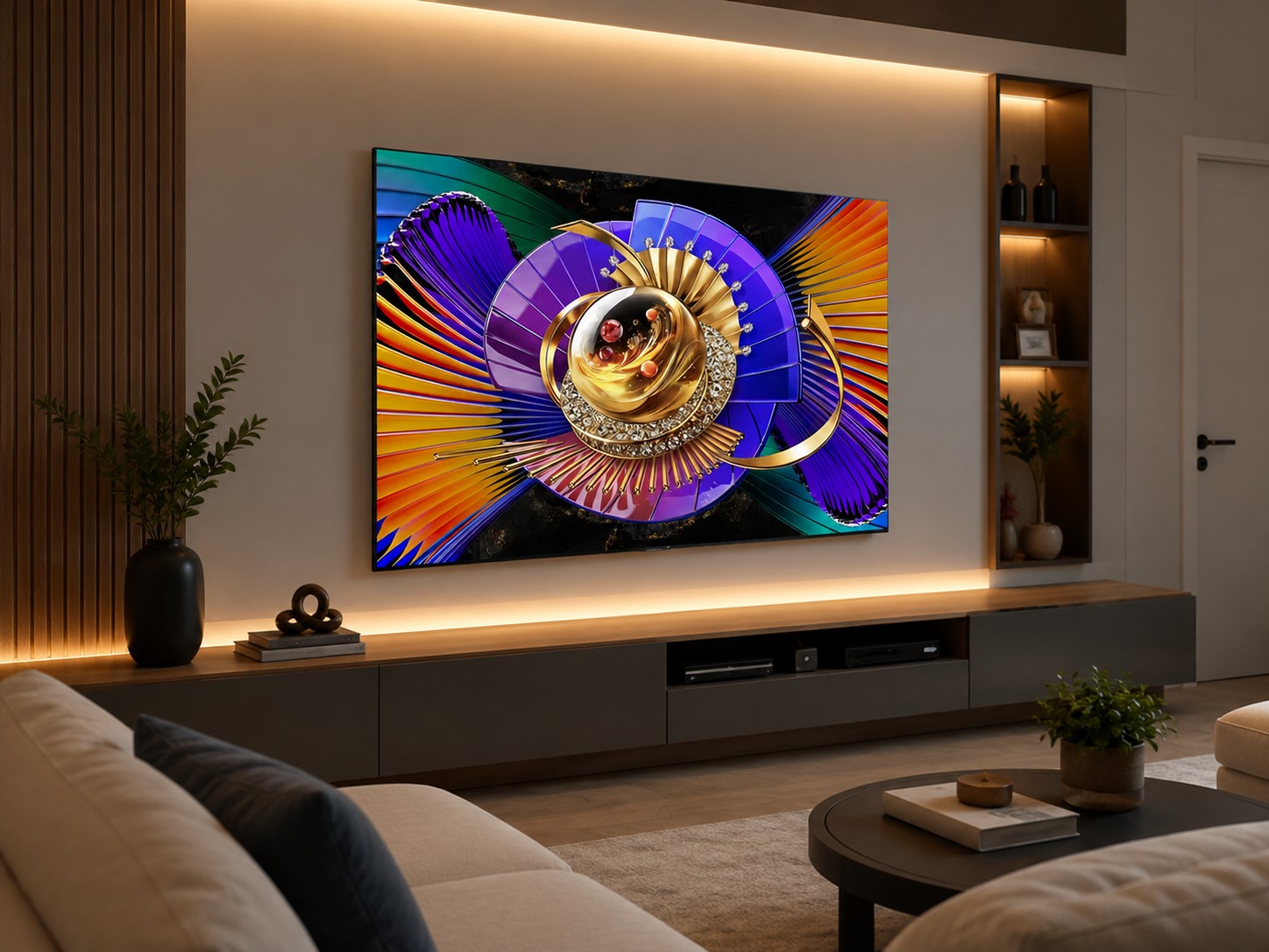 TCL lança TV SQD-Mini LED com destaque para cores em telas ultragrandes