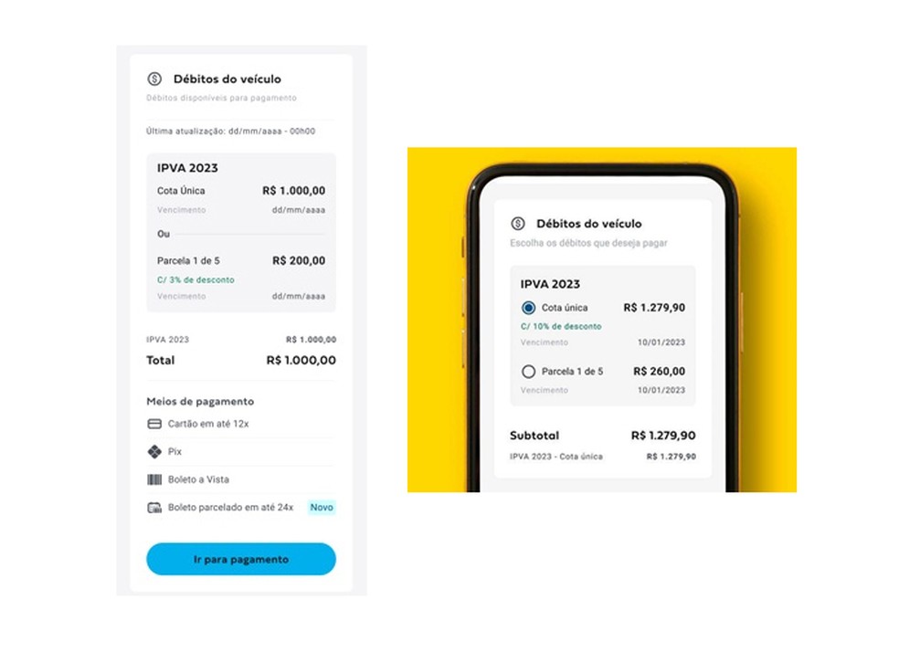 IPVA 2024 pode ser pago em 12x no app Gringo — Foto: Divulgação/Gringo