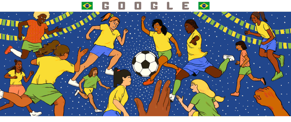 Google Doodle celebra abertura da Copa do Mundo Feminina 2023