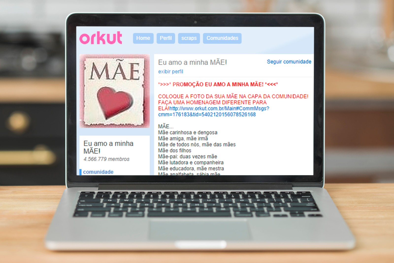 Comunidade famosa no Orkut era dedicada às mães