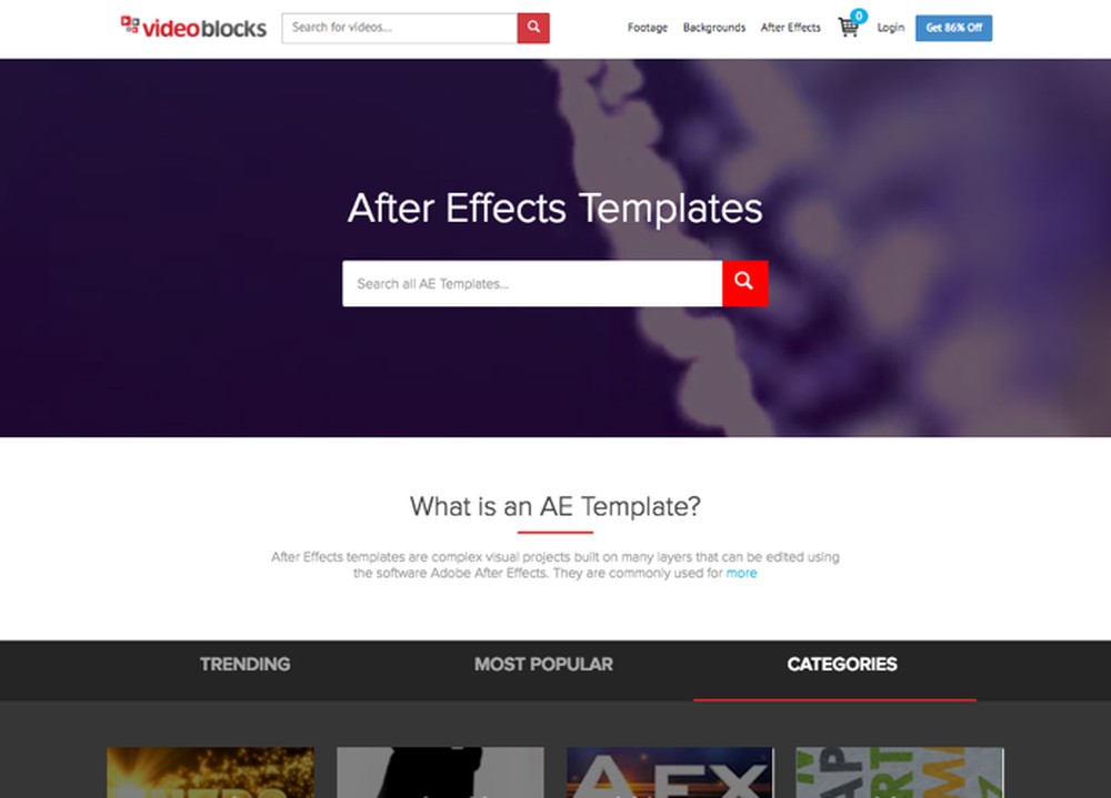 Onde encontrar templates para After Effects