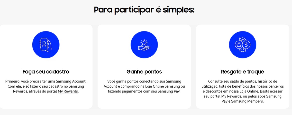 Samsung recompensa um Pena? Conheça o Programa de Recompensas